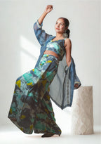 The Teal Mirage Co-ord Set