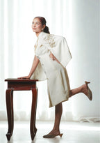 The Ivory Aurelia Blazer Dress