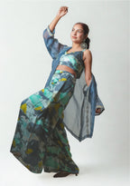 The Teal Mirage Co-ord Set