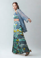 The Teal Mirage Co-ord Set