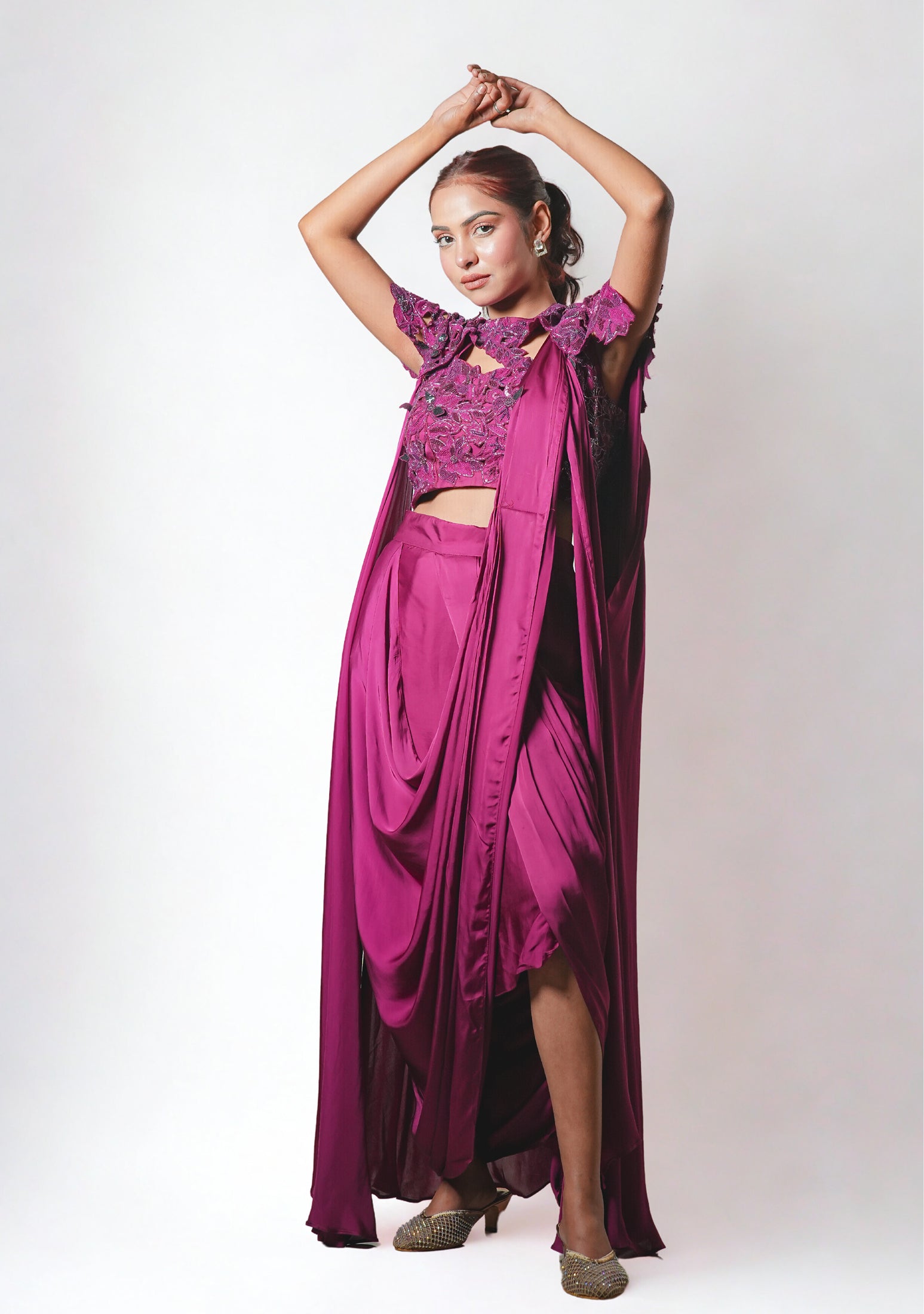 The Magenta Orchid 3D Drape Set