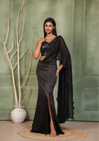 The Midnight Drape Saree