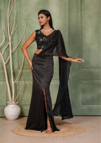 The Midnight Drape Saree