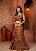 Aurelia – Satin Embroidered Lehenga Set