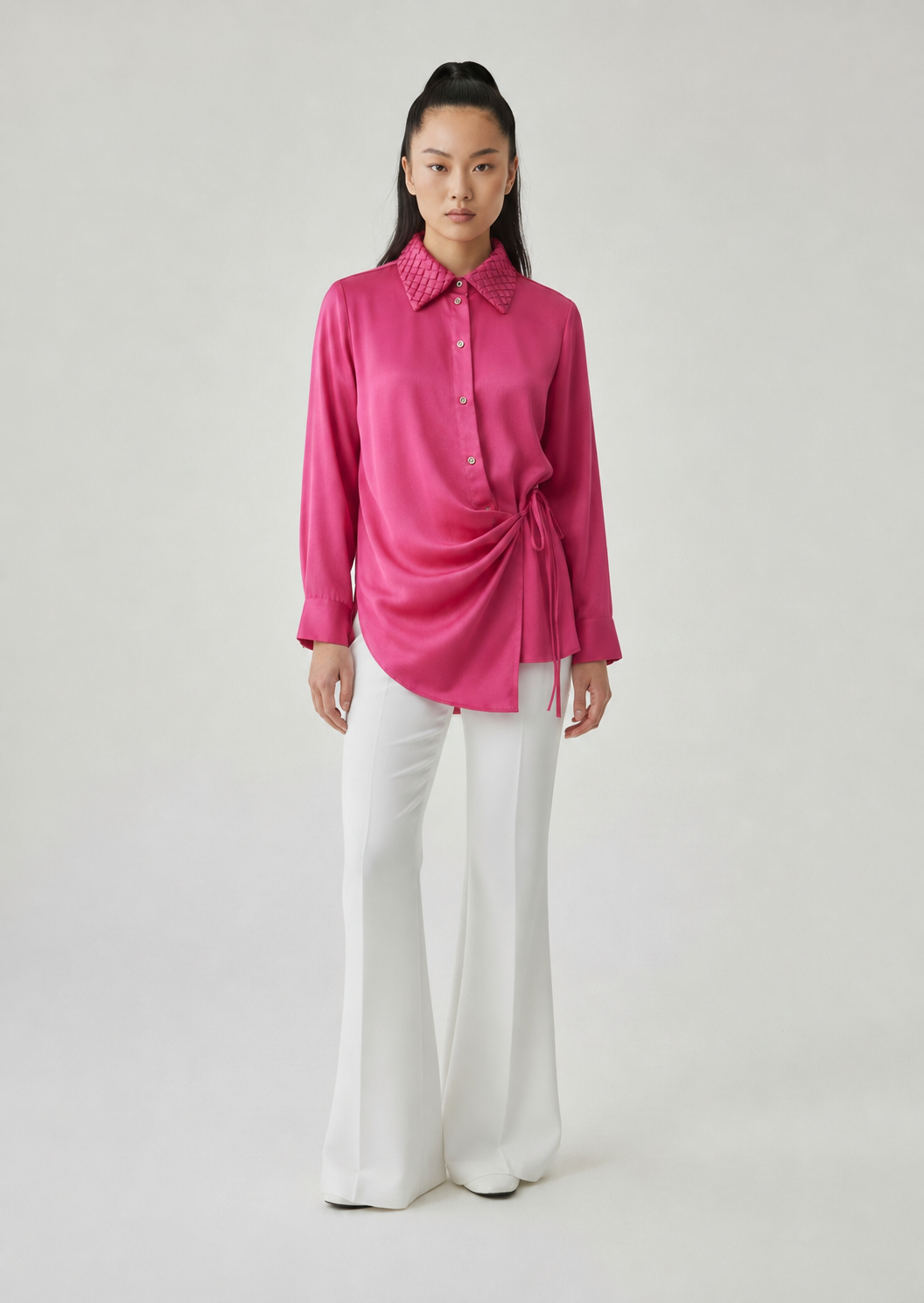 Connect Tie-Drape Shirt