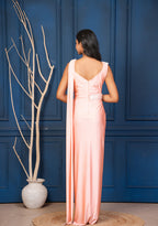 The Sculpted Entwine Slit Gown