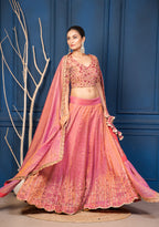 Imperial Tissue lehenga set