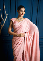 The Blush Sequin Saree
