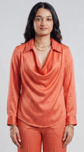 The Connect Cowl Shirt