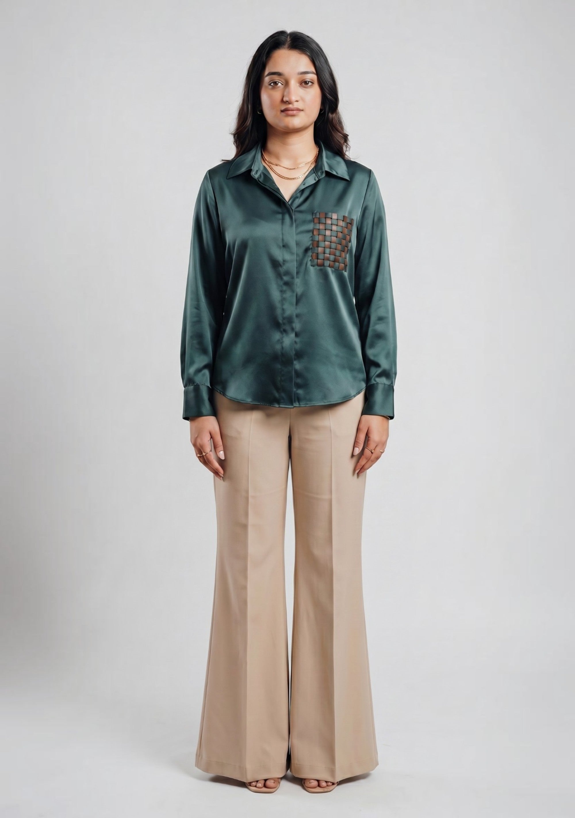 The connect woven pocket shirt