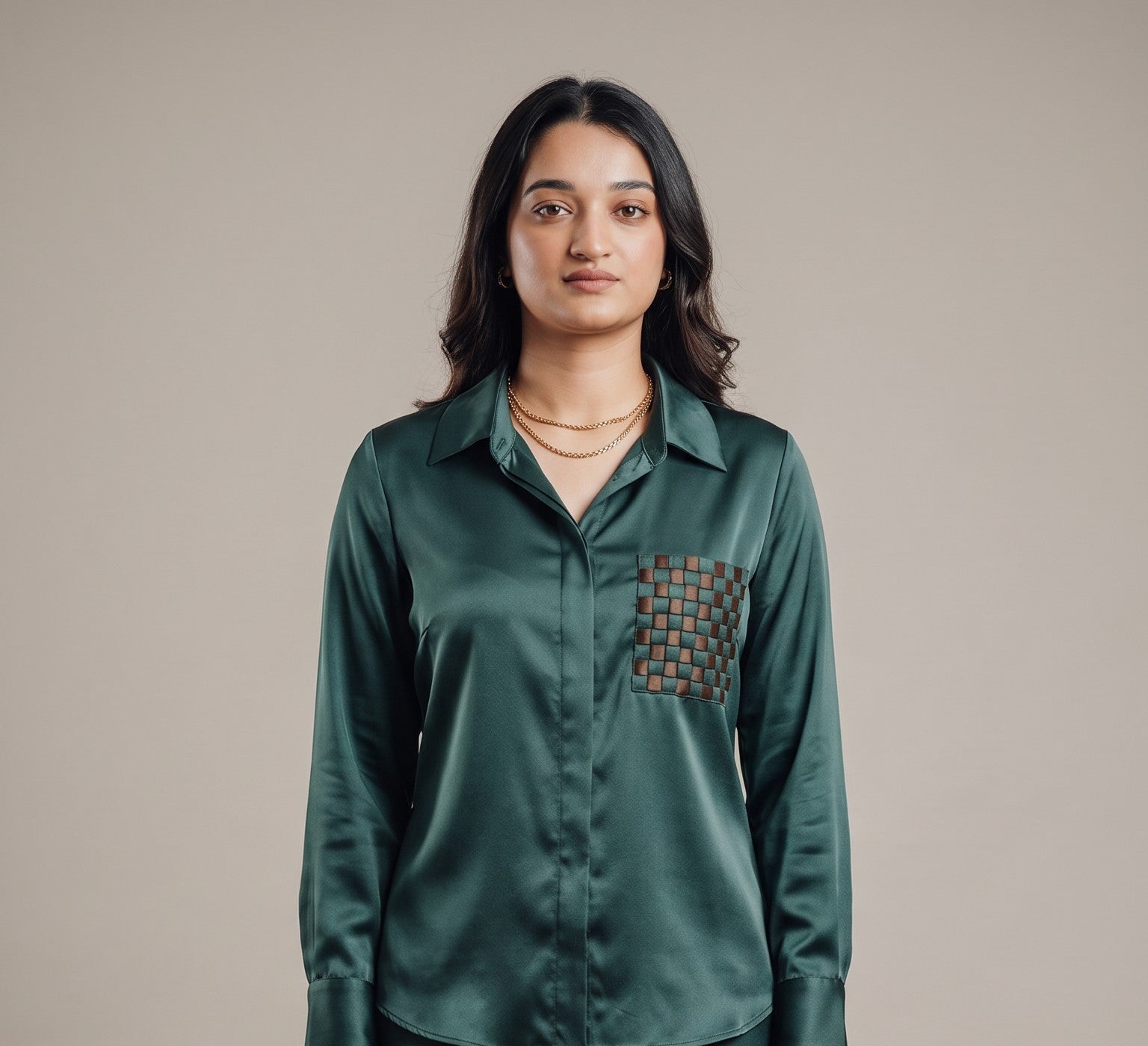 The connect woven pocket shirt